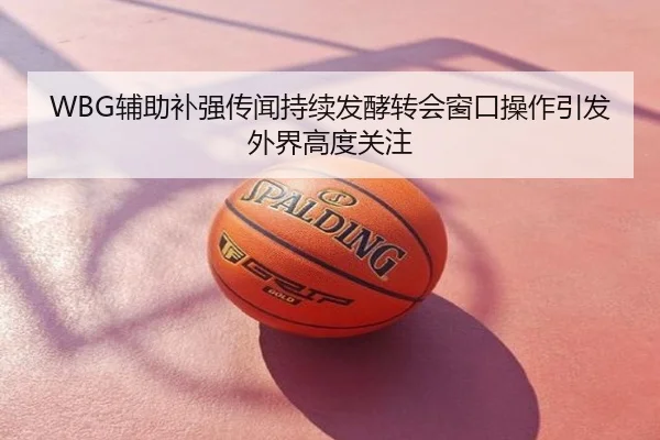 WBG辅助补强传闻持续发酵转会窗口操作引发外界高度关注
